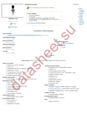 MSPM101C104 datasheet  